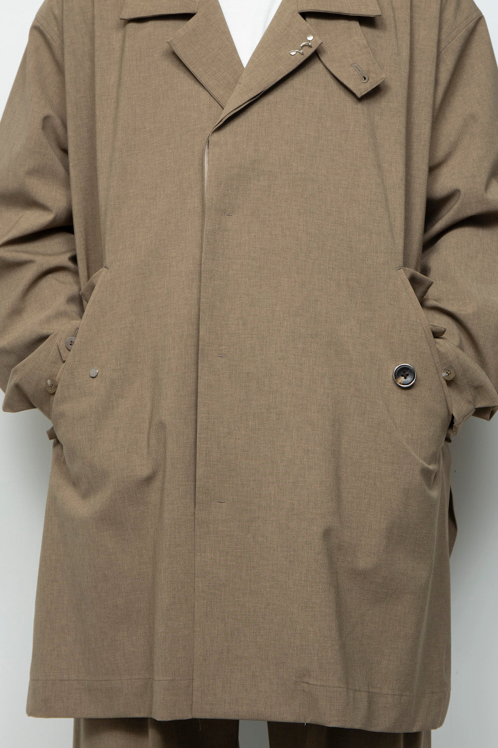 LB25AW-SHCO01-BDS | 3レイヤーボンディングスーツステンカラーライトコート | LEGHORN