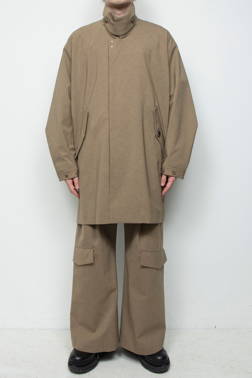LB25AW-SHCO01-BDS | 3レイヤーボンディングスーツステンカラーライトコート | LEGHORN