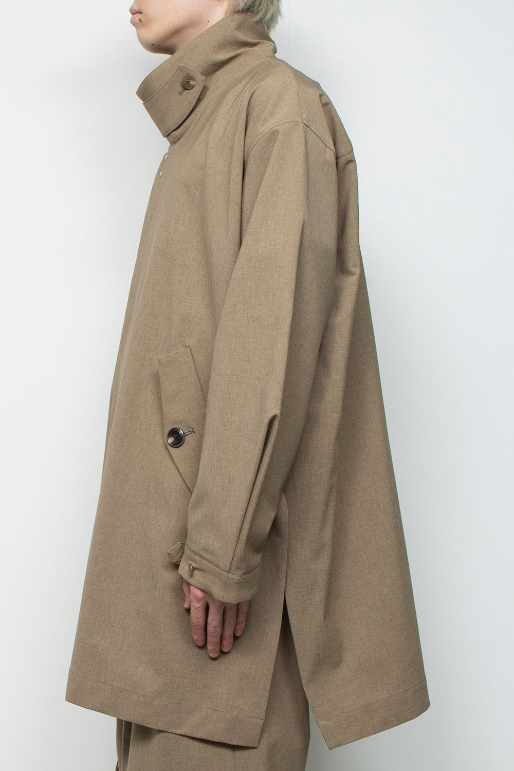 LB25AW-SHCO01-BDS | 3レイヤーボンディングスーツステンカラーライトコート | LEGHORN