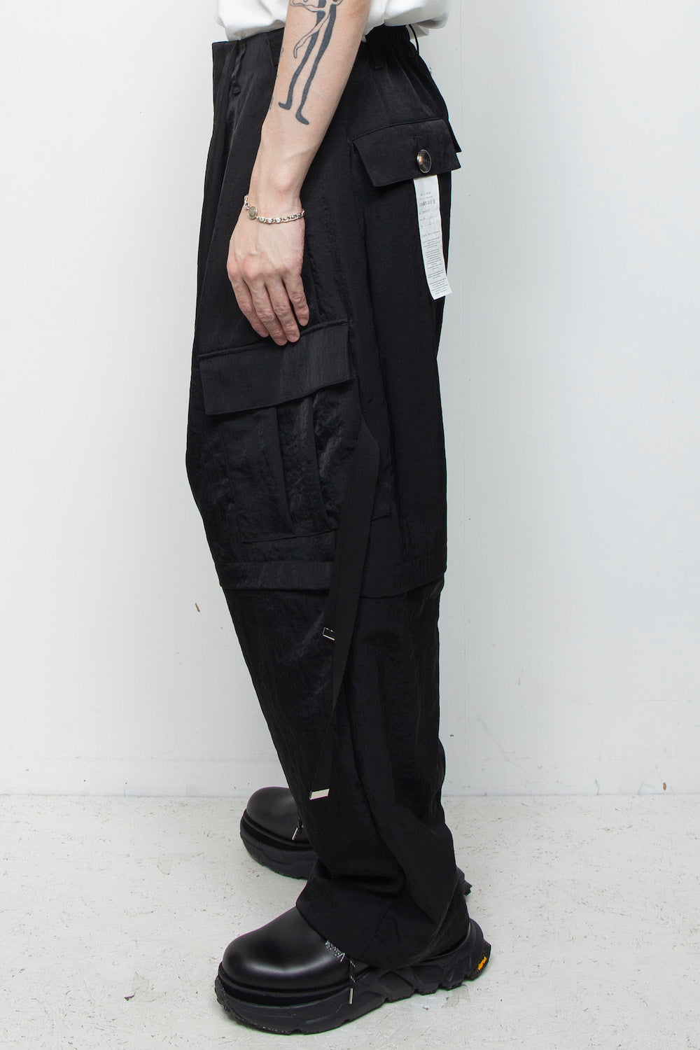 LB25AW-PT05-VTN | ヴィンテージナイロンデタッチャブルカーゴパンツ | BLACK