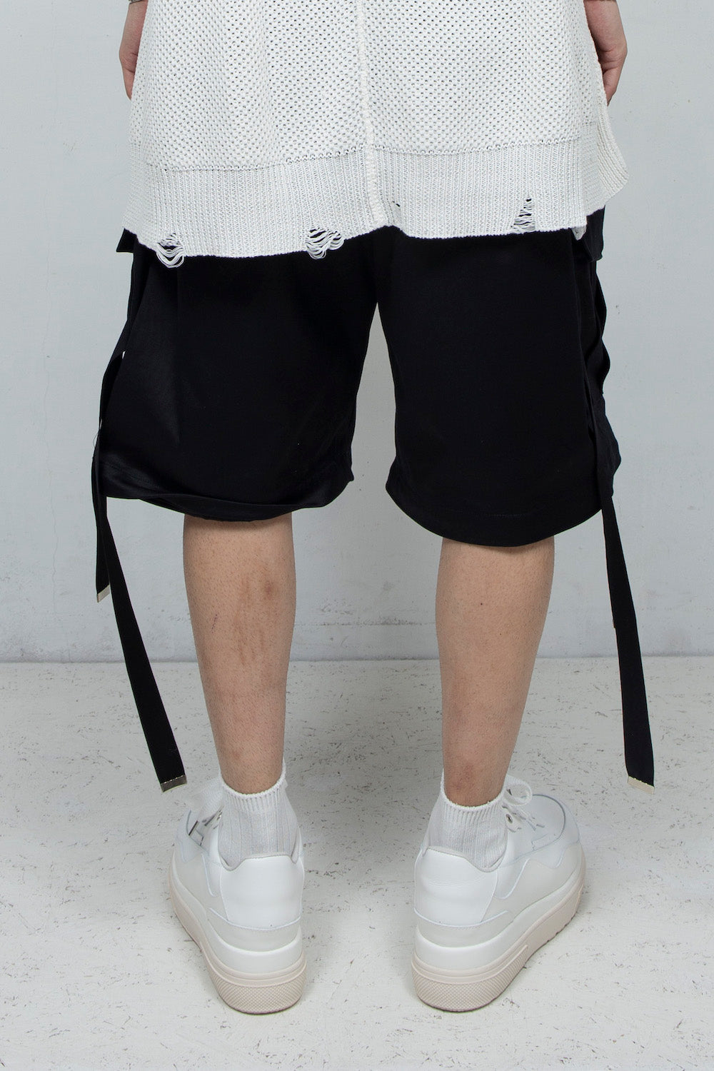 <LAST 1点> *限定* LBLM-SHOES02 | コンビネートプラットフォームスニーカー | OFF WHITE