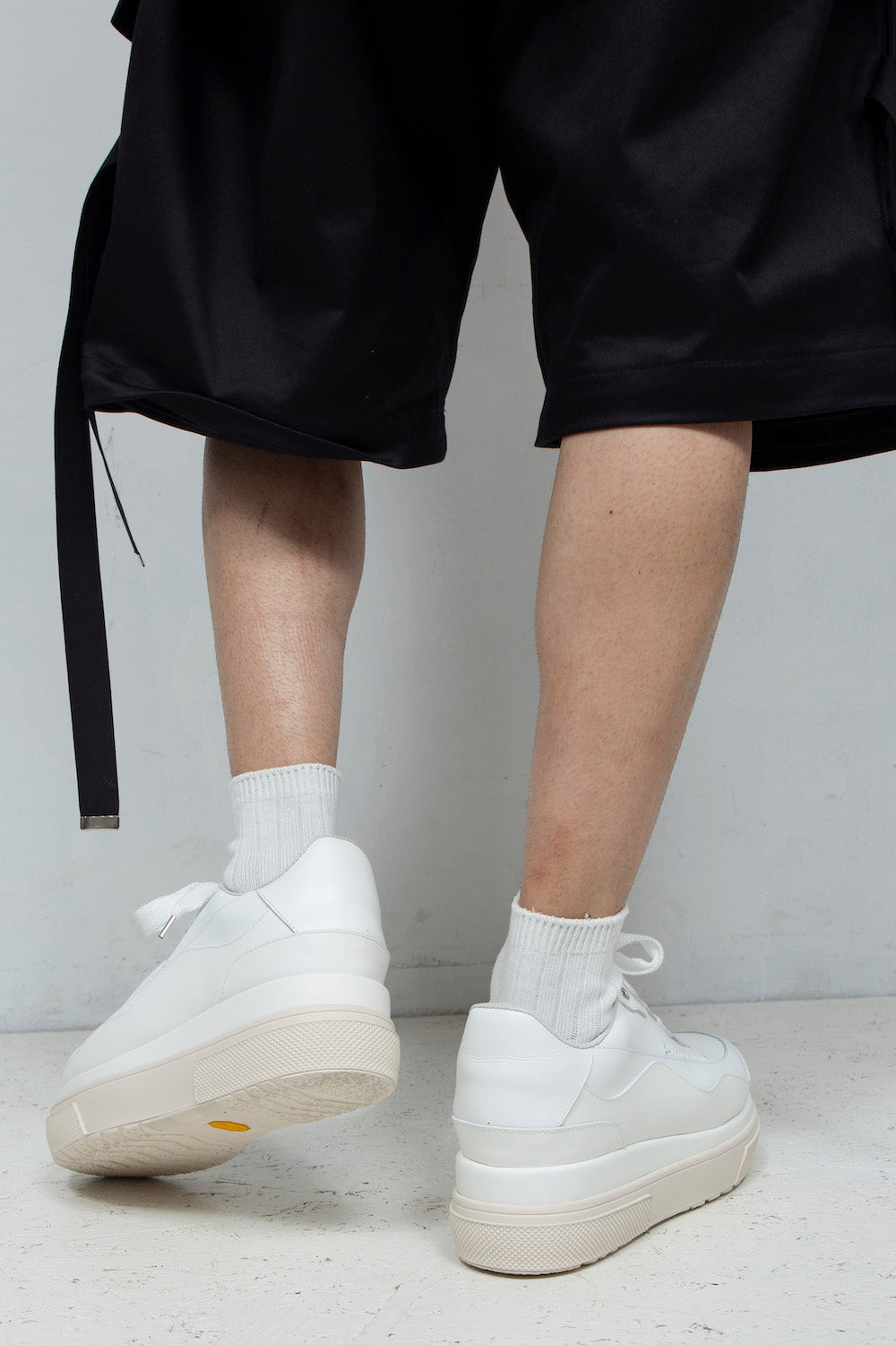 <LAST 1点> *限定* LBLM-SHOES02 | コンビネートプラットフォームスニーカー | OFF WHITE