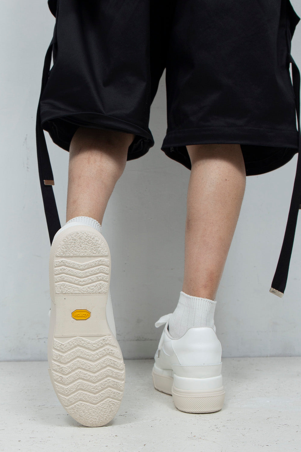 <LAST 1点> *限定* LBLM-SHOES02 | コンビネートプラットフォームスニーカー | OFF WHITE