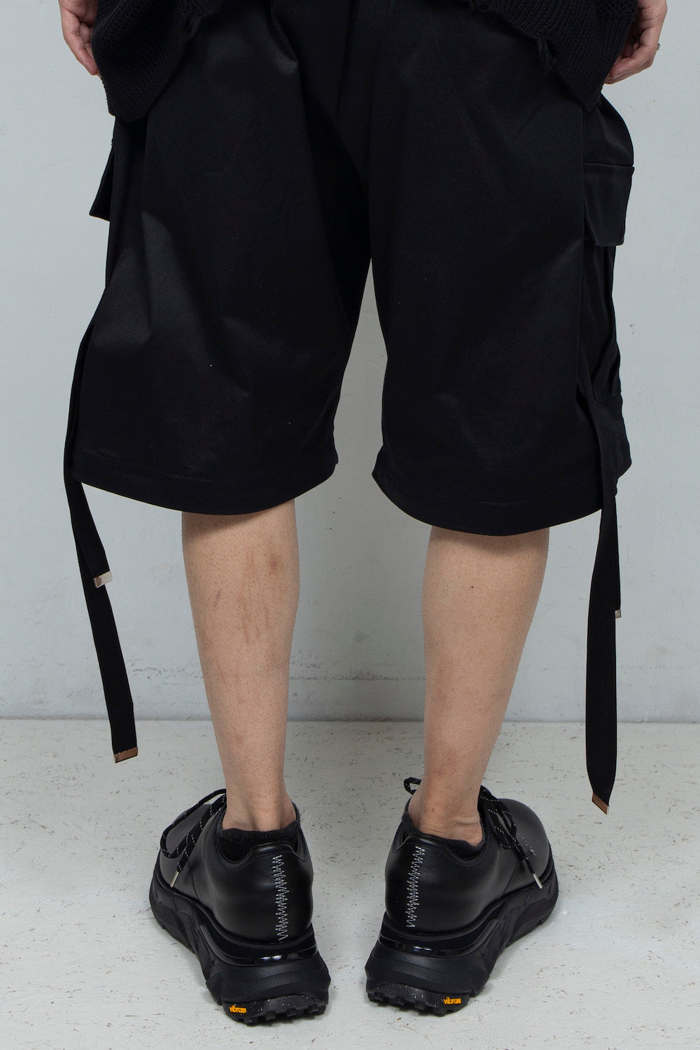 *限定* *復刻版* LBLM-SHOES01 | ステッチワークドッキングレザーシューズ | BLACK