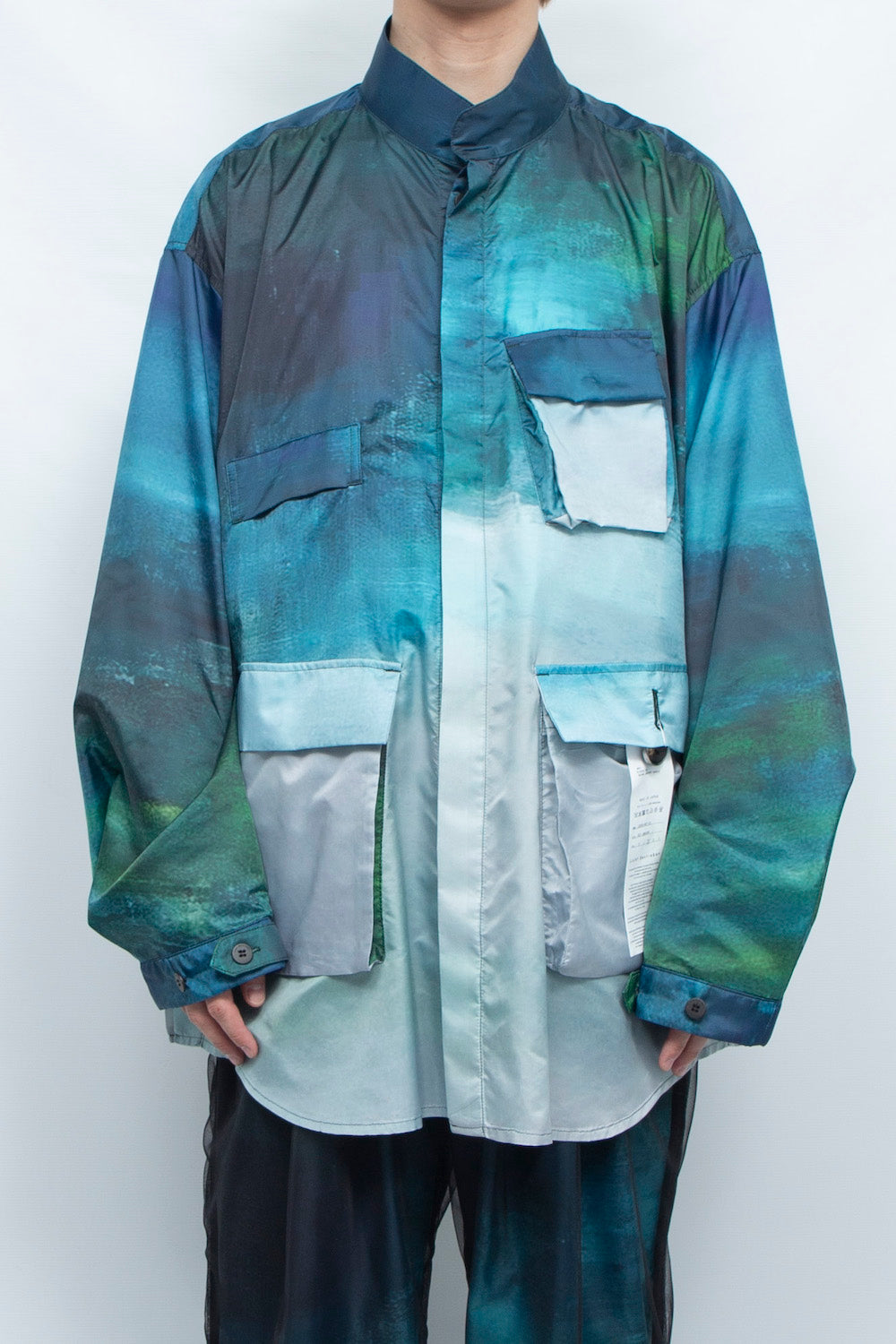 <LAST 1点>LB25SS-SH07-LSC | オリジナルグラフィック M-65モチーフシャツジャケット | COLD LANDSCAPE