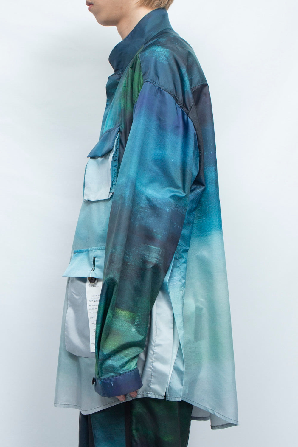 <LAST 1点>LB25SS-SH07-LSC | オリジナルグラフィック M-65モチーフシャツジャケット | COLD LANDSCAPE