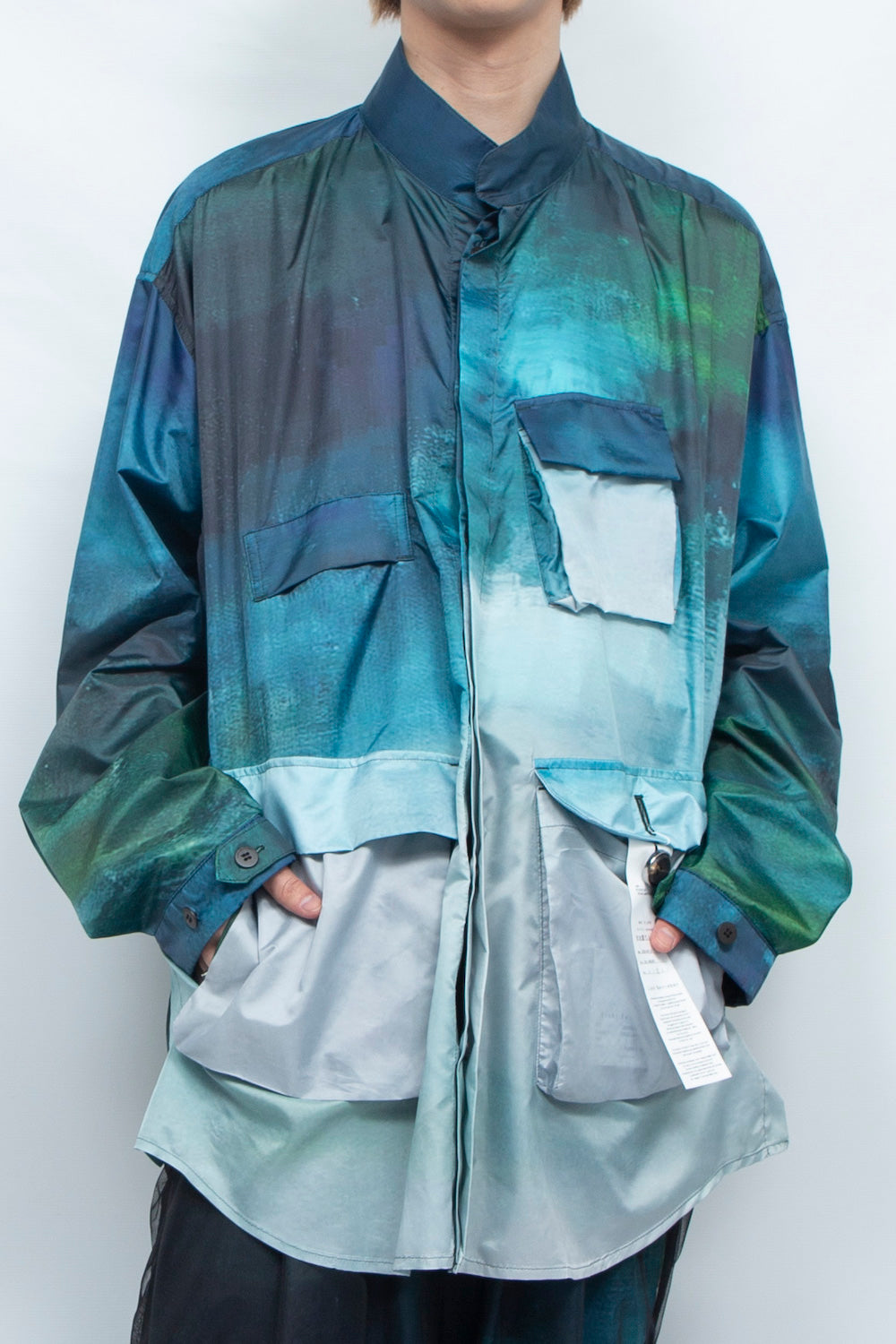 <LAST 1点>LB25SS-SH07-LSC | オリジナルグラフィック M-65モチーフシャツジャケット | COLD LANDSCAPE