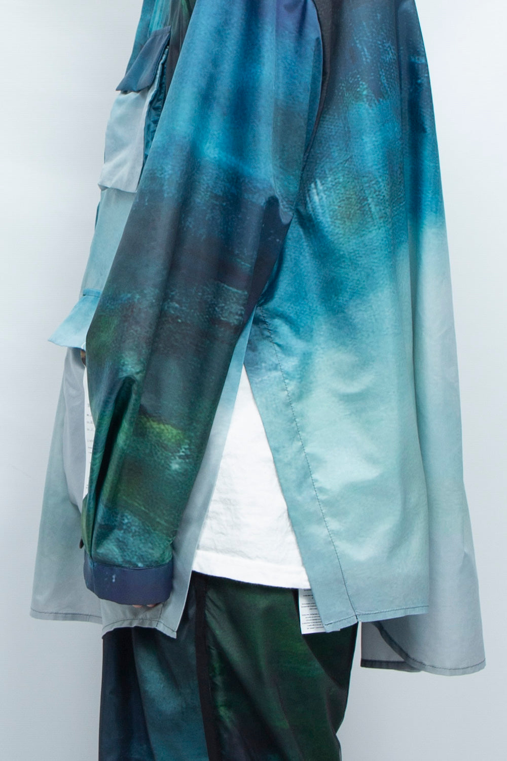 <LAST 1点>LB25SS-SH07-LSC | オリジナルグラフィック M-65モチーフシャツジャケット | COLD LANDSCAPE