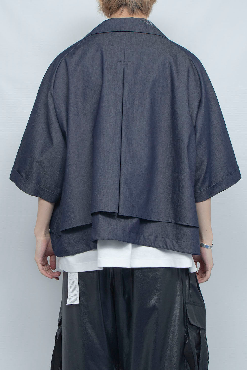 LB25SS-SH09-DDI | COOLMOTION®️ Short Trench Half Sleeve Jacket | NAVY