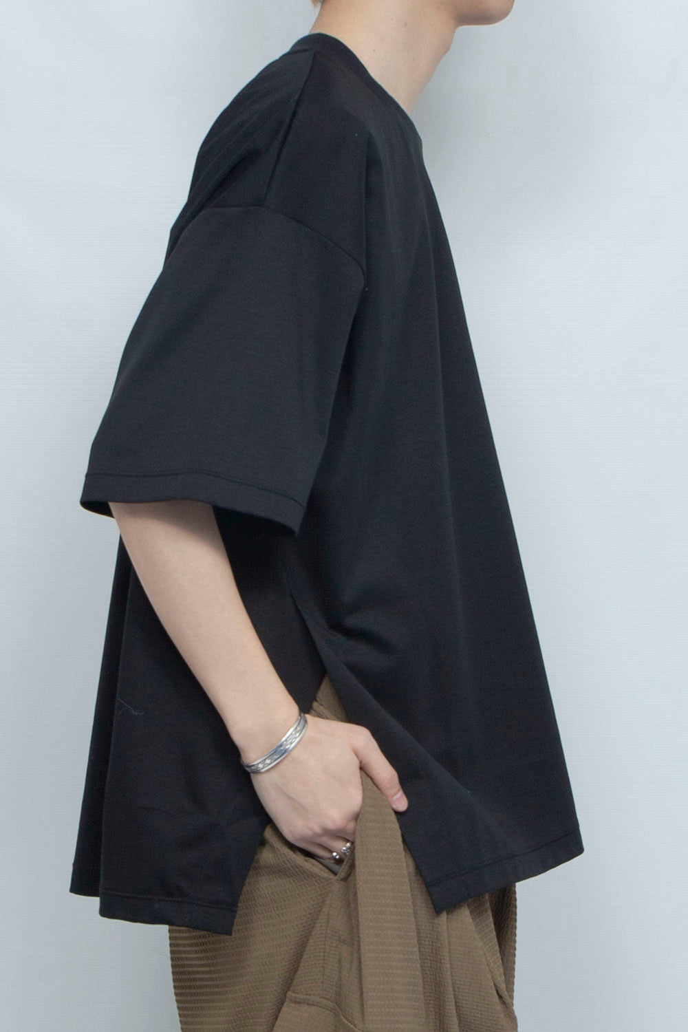 <last>LB25SS-TE09-PLN | 优质比马棉原味罗纹T恤 | 黑色</last>