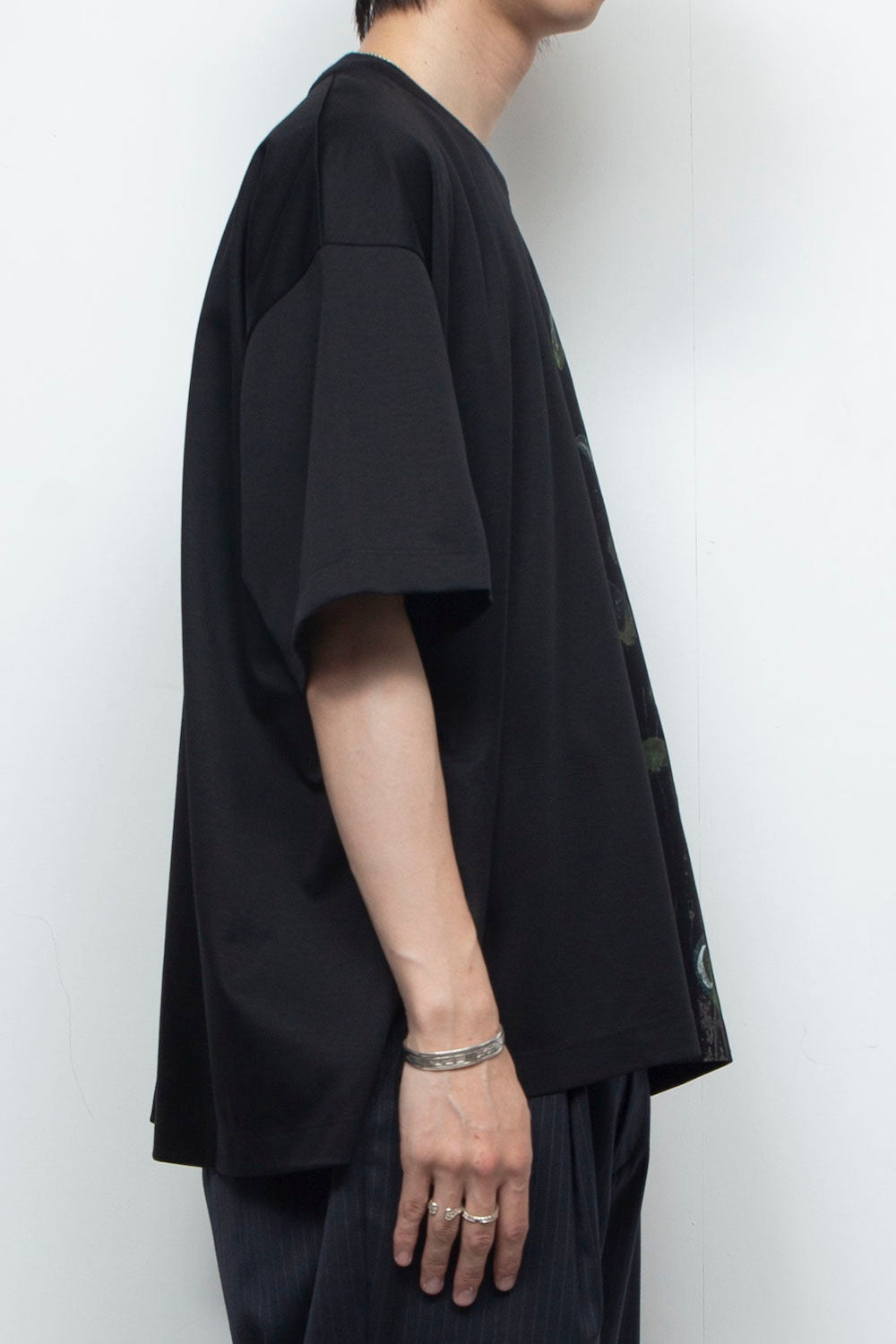 <LAST 1点>
LB25AW-TE09-HDP | スーペリアピマコットンハンドペイントTシャツ | BLACK