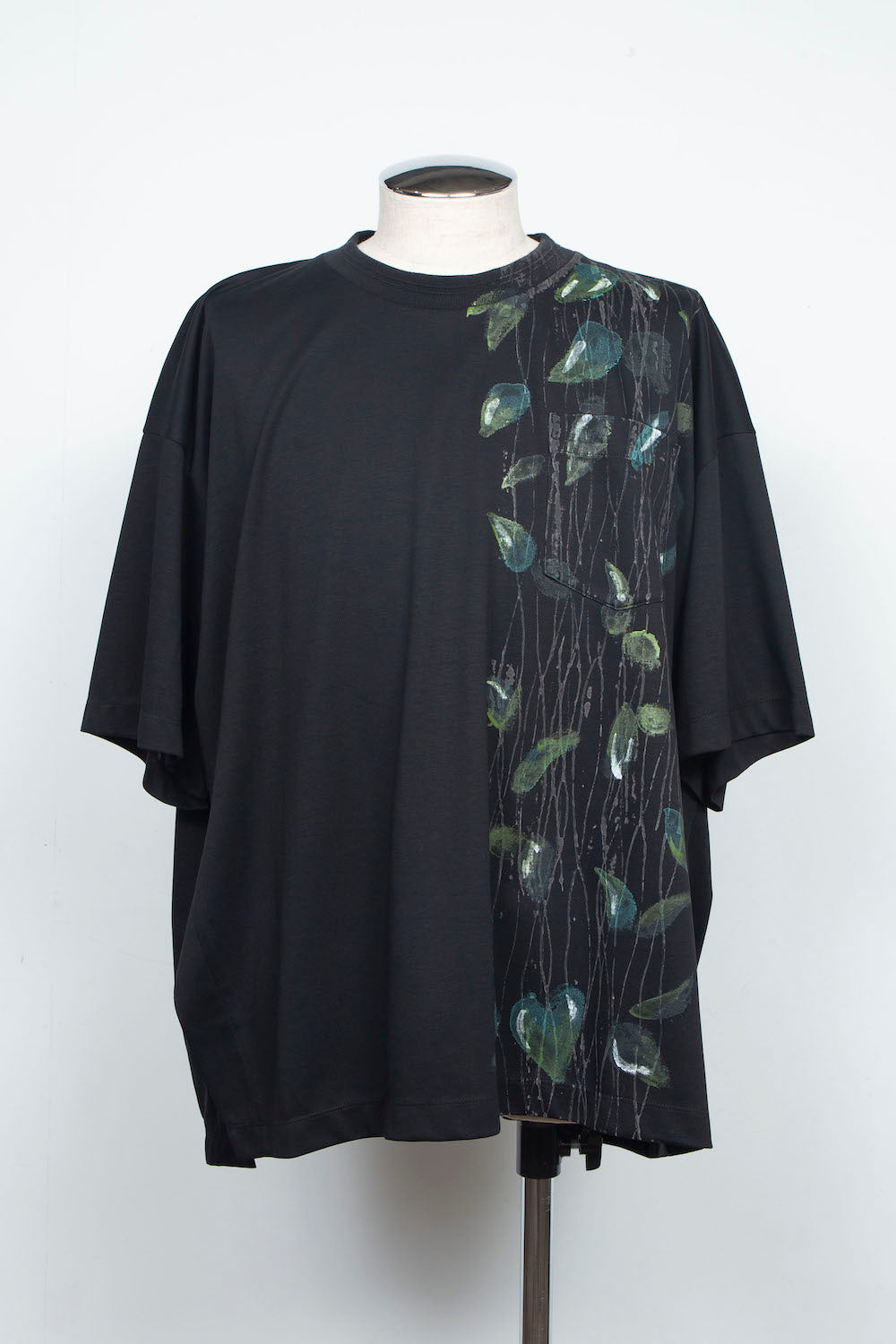 <LAST 1点>
LB25AW-TE09-HDP | スーペリアピマコットンハンドペイントTシャツ | BLACK