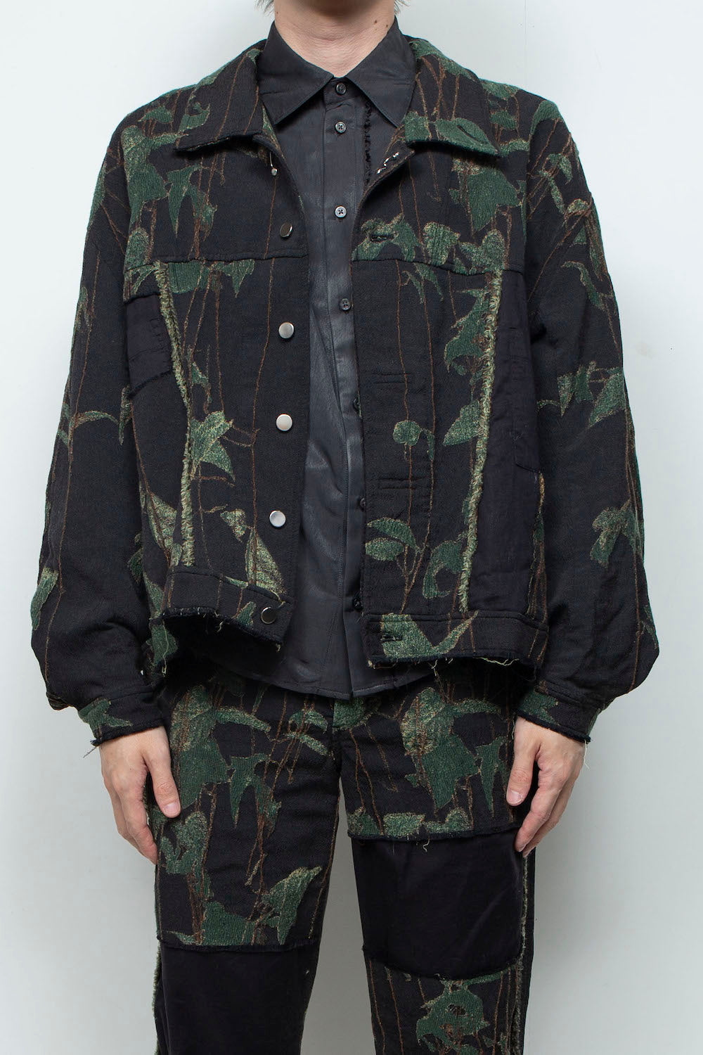 LB25AW-JK02-JQS | Reconstructed Carpenter Jacket (Jacquard) | IVY