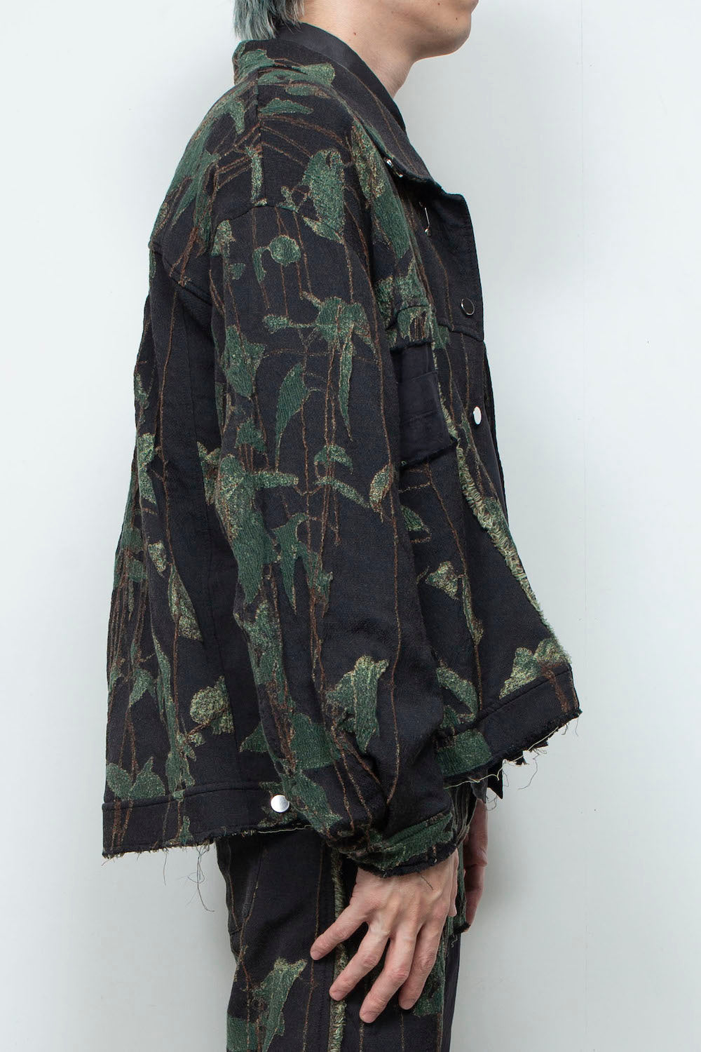 LB25AW-JK02-JQS | Reconstructed Carpenter Jacket (Jacquard) | IVY