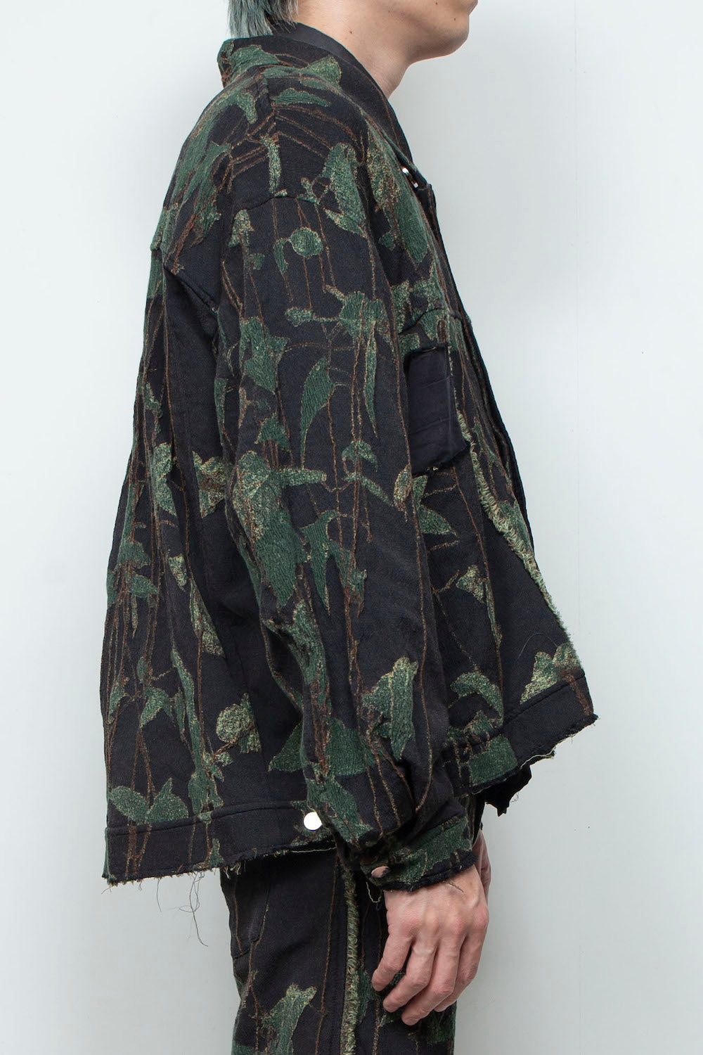 LB25AW-JK02-JQS | Reconstructed Carpenter Jacket (Jacquard) | IVY
