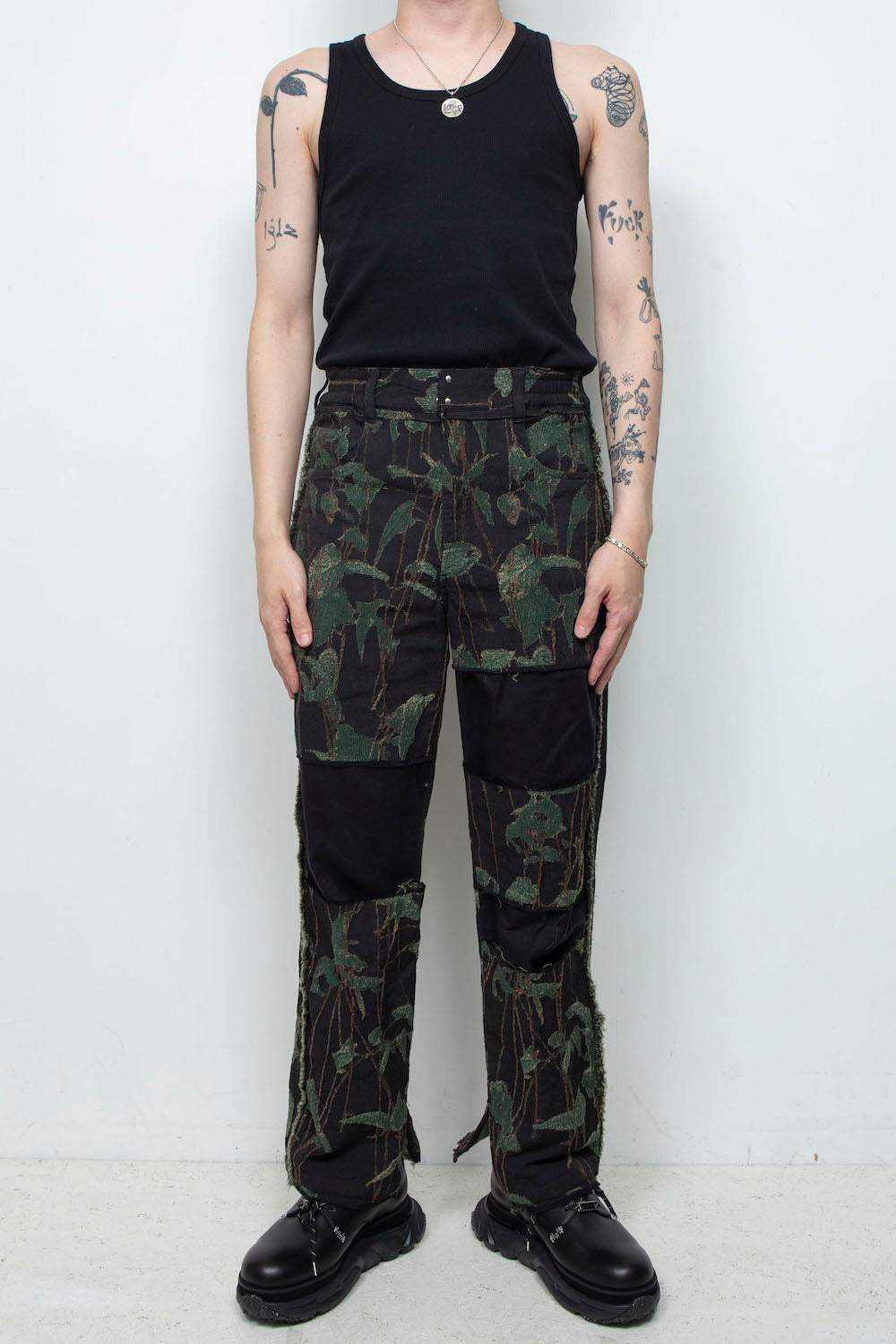 LB25AW-PT02-JQD | Reconstructed 5-Pocket Pants (Jacquard) | IVY