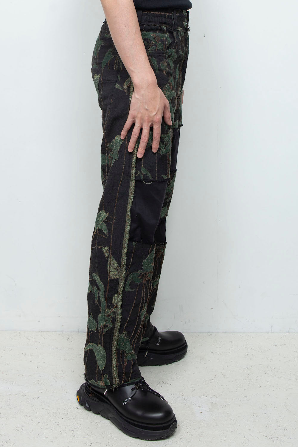 LB25AW-PT02-JQD | Reconstructed 5-Pocket Pants (Jacquard) | IVY
