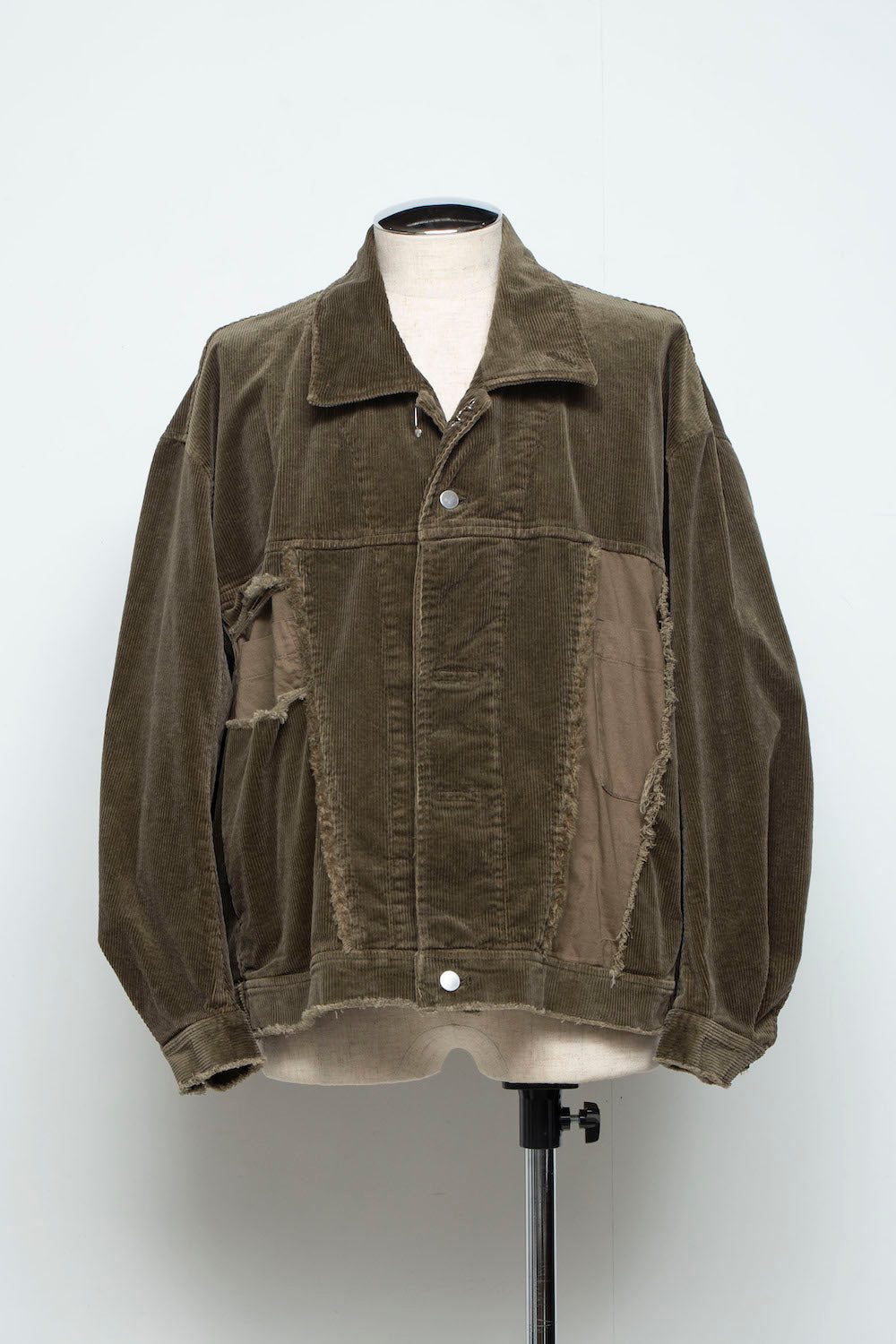 LB25AW-JK02-CDR | Reconstructed Carpenter Jacket (Corduroy) | OLIVE