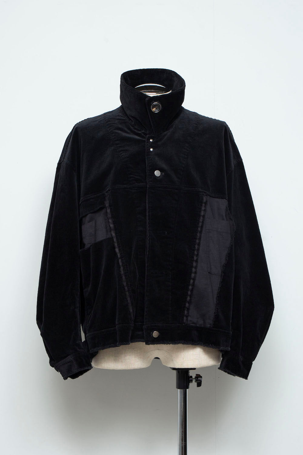 LB25AW-JK02-CDR | Reconstructed Carpenter Jacket (Corduroy) | BLACK