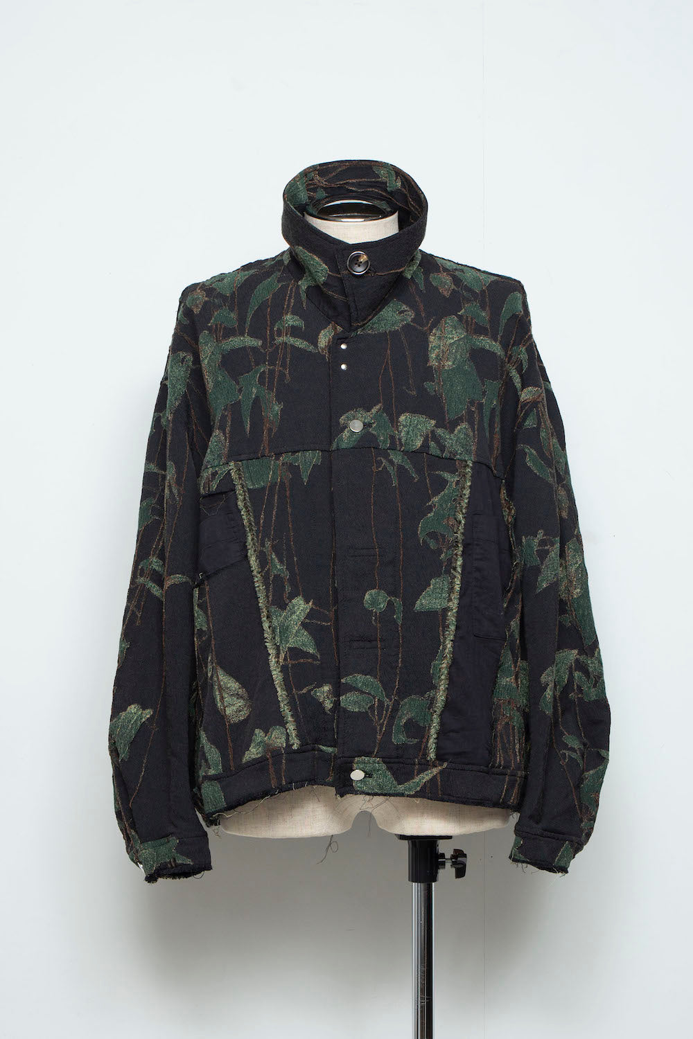 LB25AW-JK02-JQS | Reconstructed Carpenter Jacket (Jacquard) | IVY