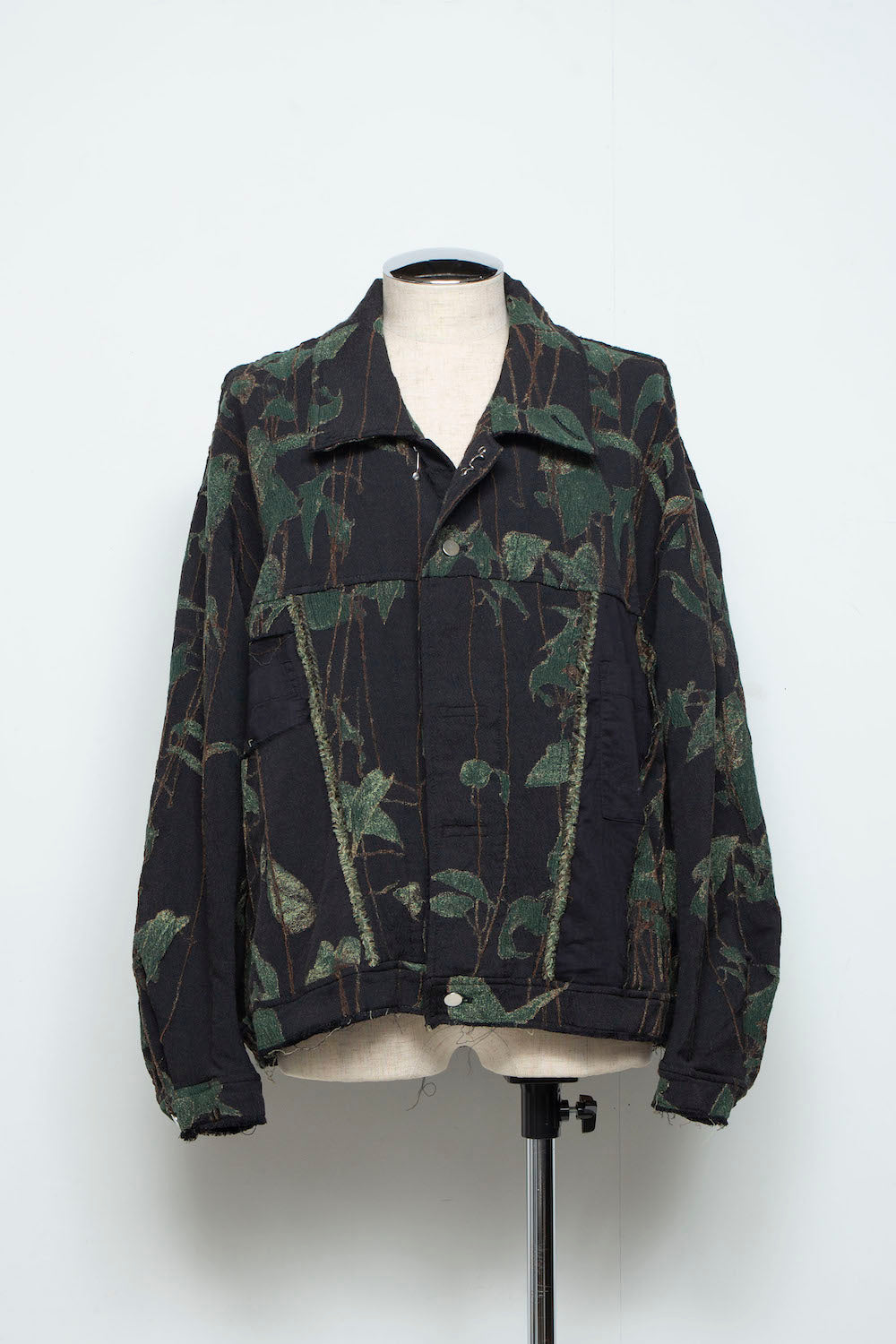 LB25AW-JK02-JQS | Reconstructed Carpenter Jacket (Jacquard) | IVY