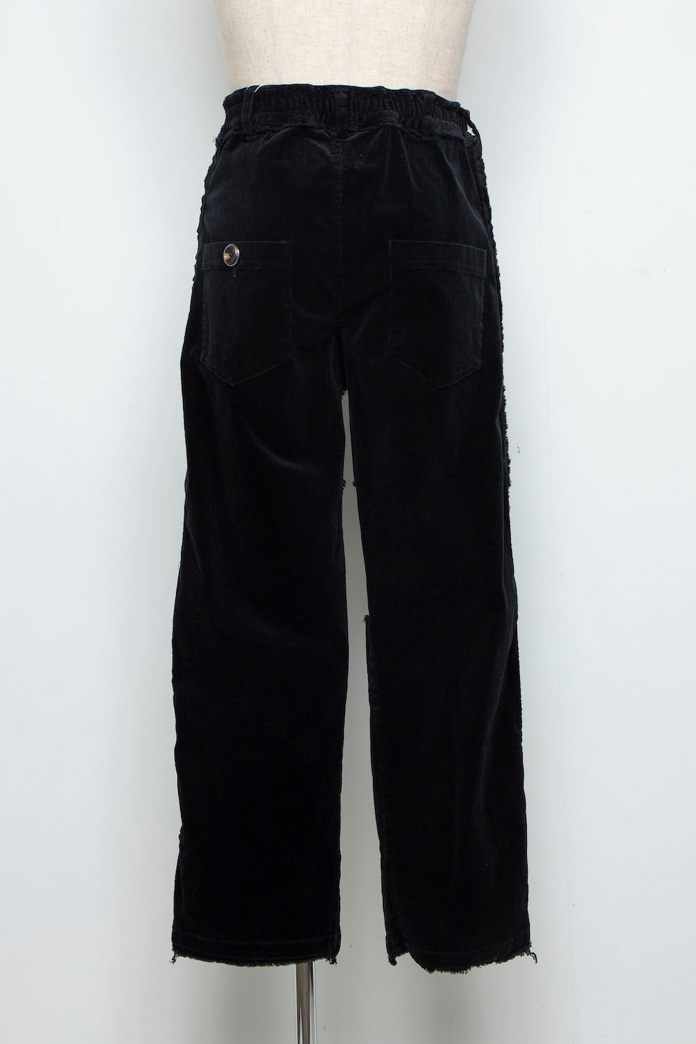 LB25AW-PT02-CDR | Reconstructed 5-Pocket Pants (Corduroy) | BLACK