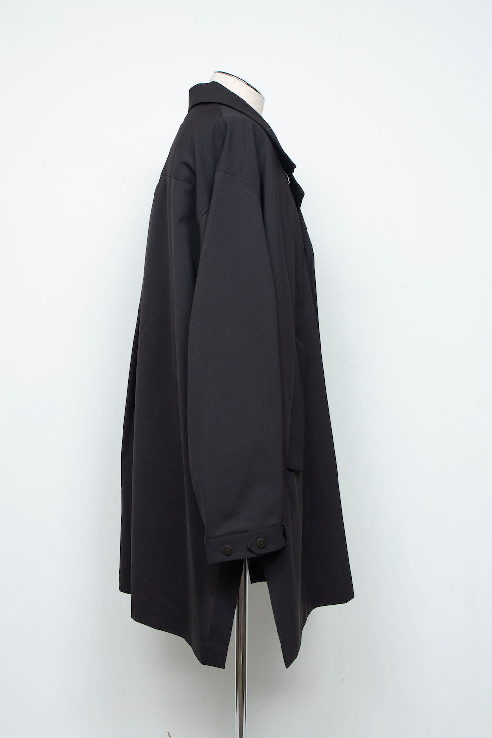 LB25AW-SHCO01-BDS | 3レイヤーボンディングスーツステンカラーライトコート | BLACK