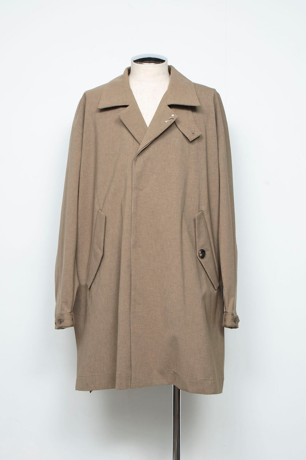 LB25AW-SHCO01-BDS | 3レイヤーボンディングスーツステンカラーライトコート | LEGHORN