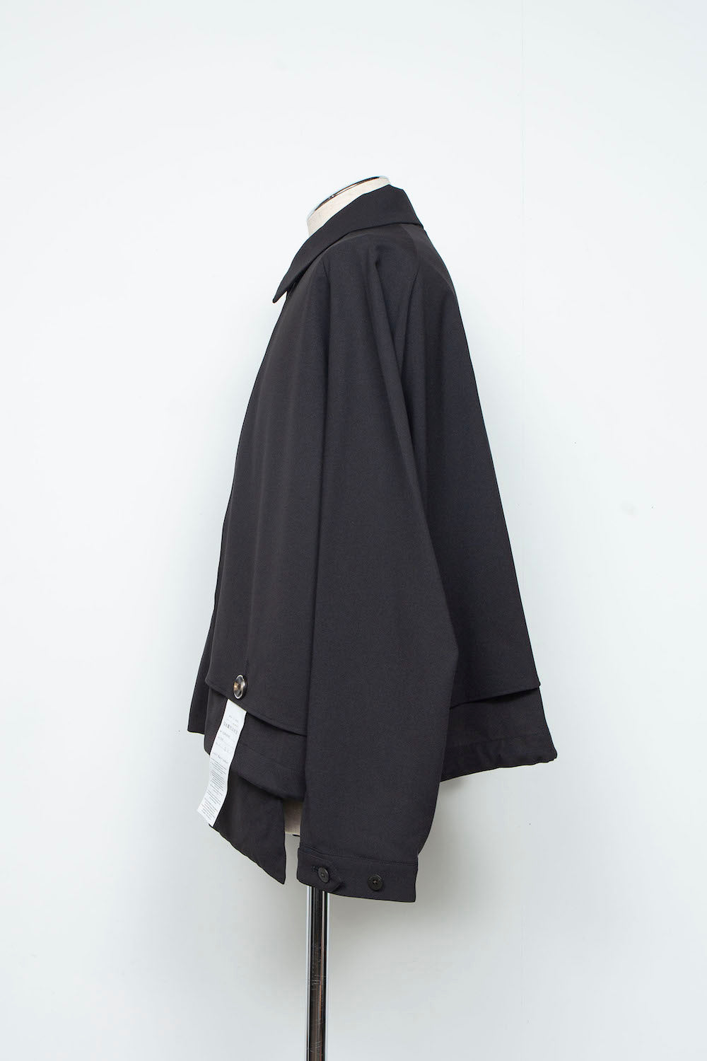 <LAST 1点> LB25AW-SH09-BDS | 3レイヤーボンディングスーツショートトレンチジャケット | BLACK