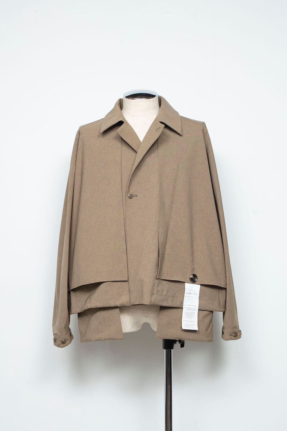 <LAST 1点> LB25AW-SH09-BDS | 3レイヤーボンディングスーツショートトレンチジャケット | LEGHORN