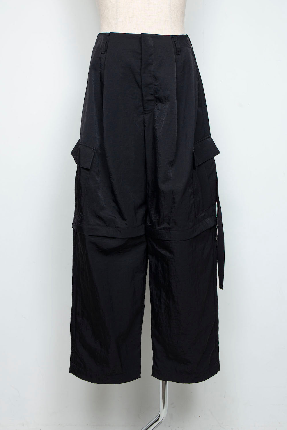 LB25AW-PT05-VTN | ヴィンテージナイロンデタッチャブルカーゴパンツ | BLACK
