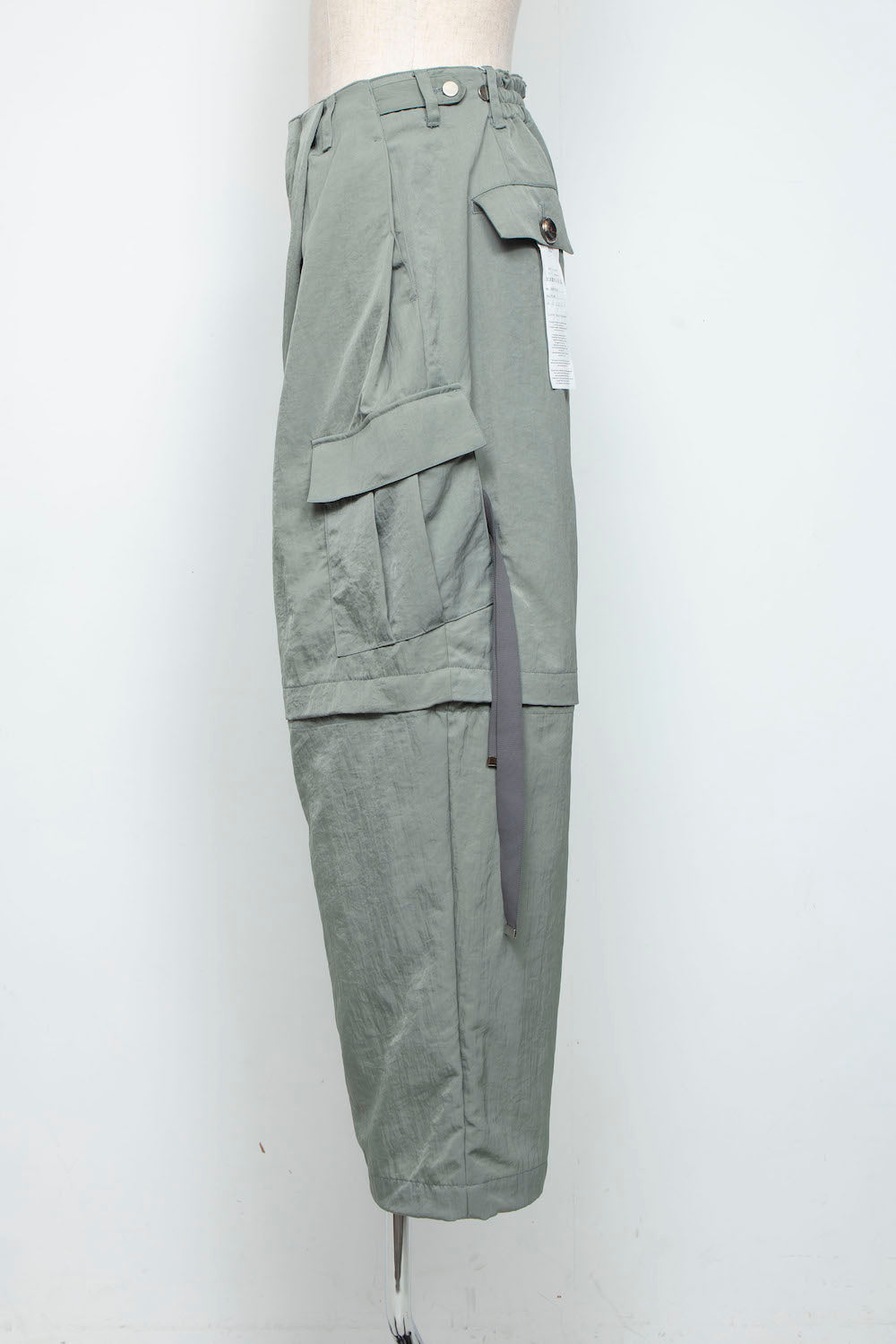 <LAST 1点> LB25AW-PT05-VTN | ヴィンテージナイロンデタッチャブルカーゴパンツ | SKY GRAY