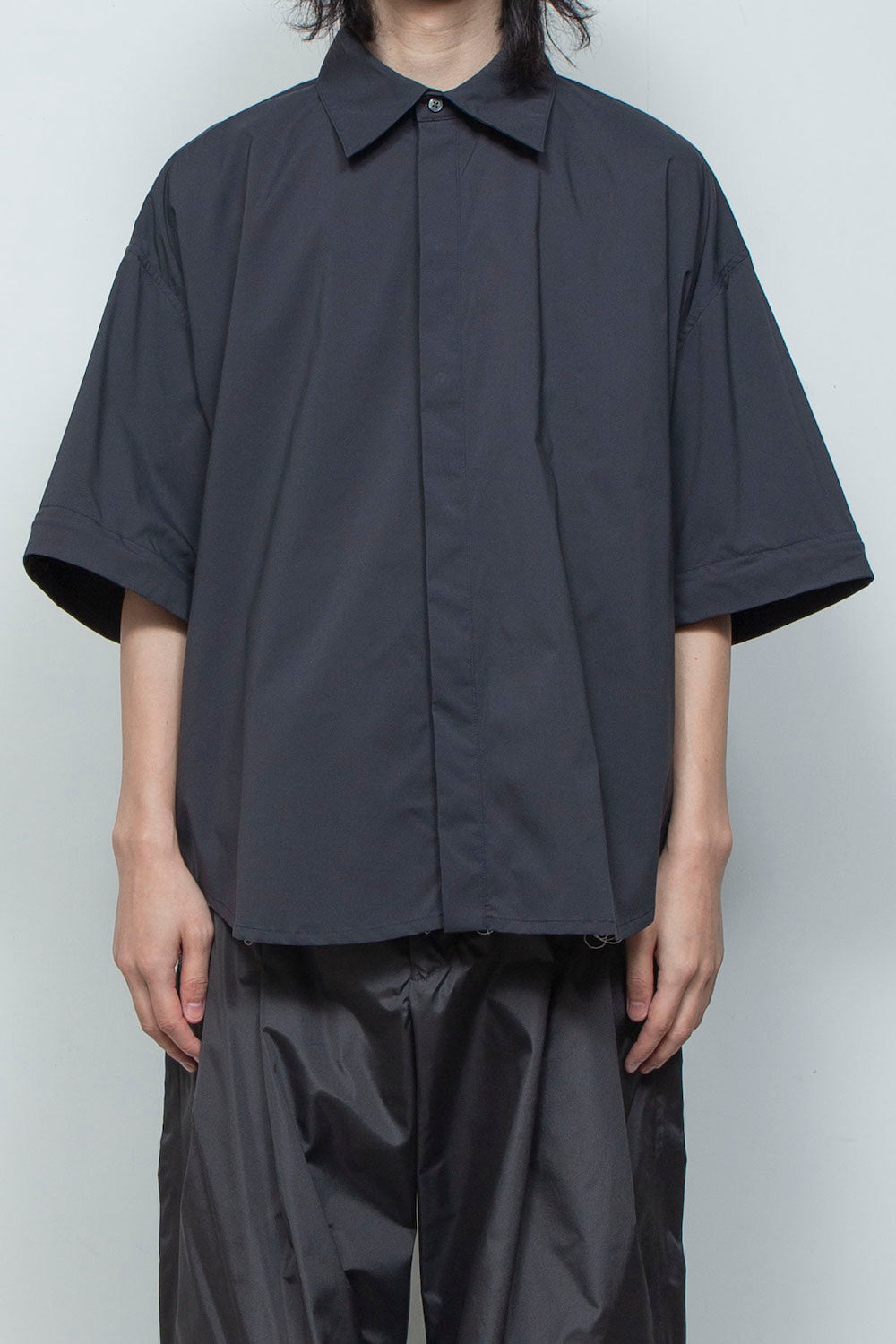 LB26SS-SH11-TCB | プライムフレックス デタッチャブルスリーブシャツ | BLACK