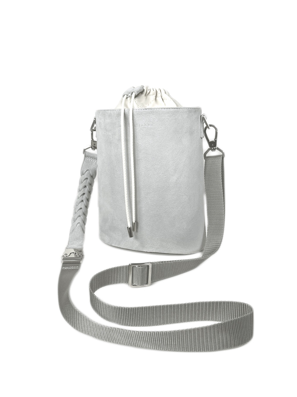 LB23AW-BAG01 | Combination cylinder leather bag | CONCRETE×IVORY