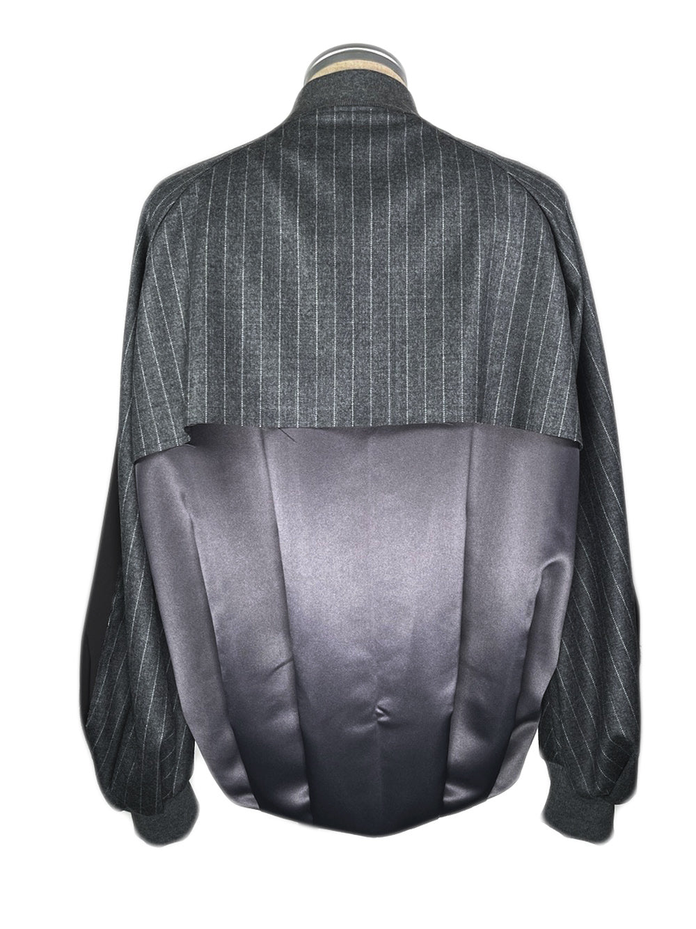 LB23AW-BL01-GST | ストライプウールサージスーベニアジャケット | GRAY STRIPE