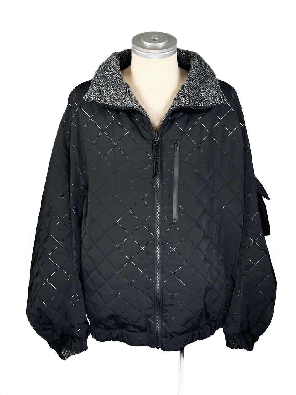 LB23AW-BL03-PSK | ピンソニックリバーシブルパッディングブルゾン | BLACK