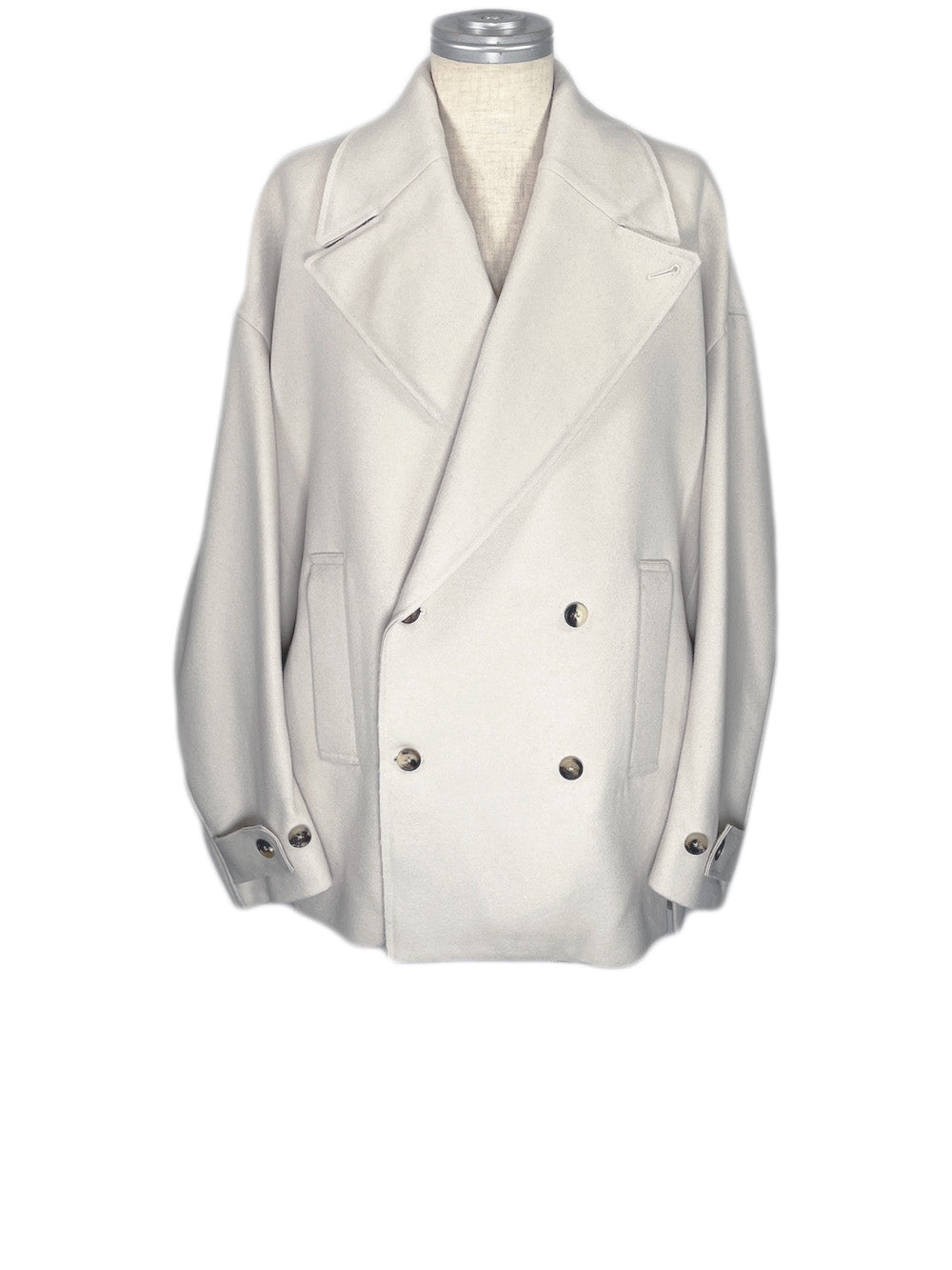 LB23AW-CO01-SSM | Pinsonic Separable 3WAY Chester Coat | IVORY