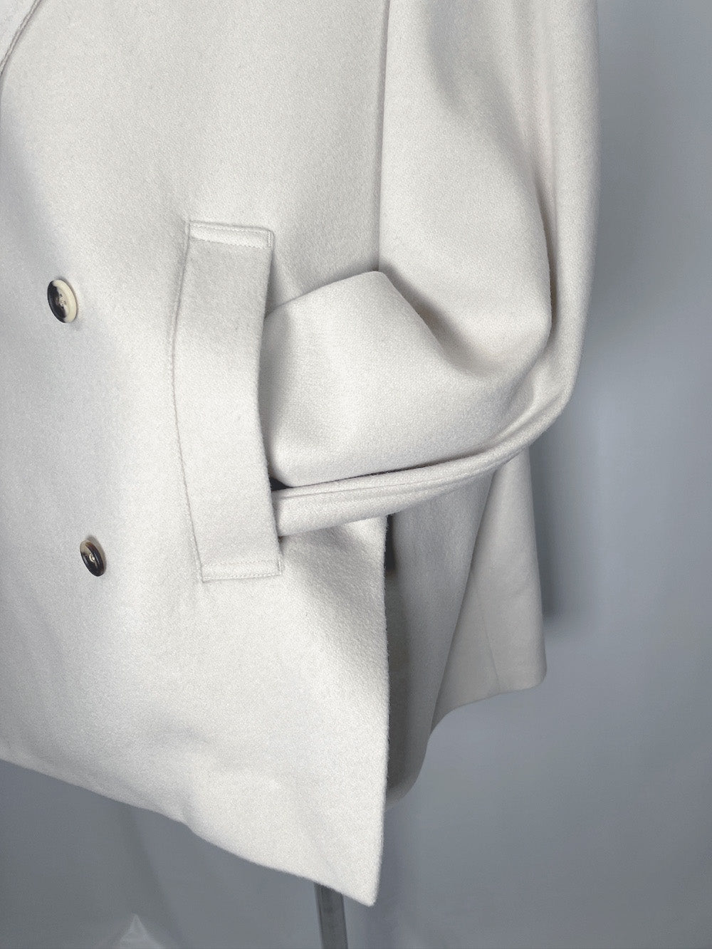 LB23AW-CO01-SSM | Pinsonic Separable 3WAY Chester Coat | IVORY