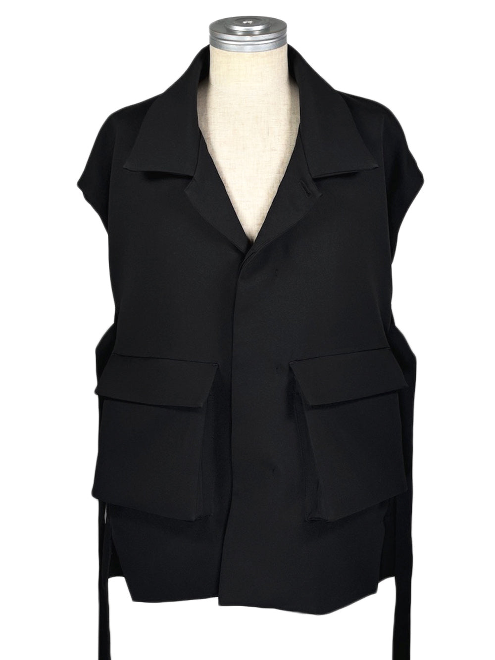 LB23AW-MJK01-TC-DA | 3Dグラフィックデタッチャブルフィールドジャケット | BLACK