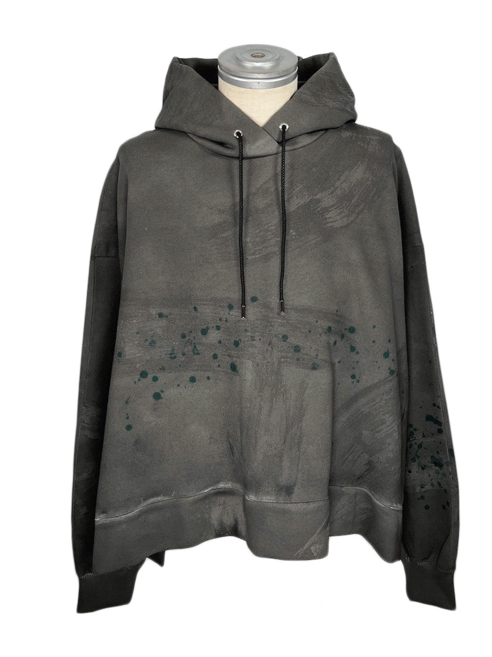 LB23AW-PK01-STC | 3D 石膏风格颜料连帽衫 | 铁