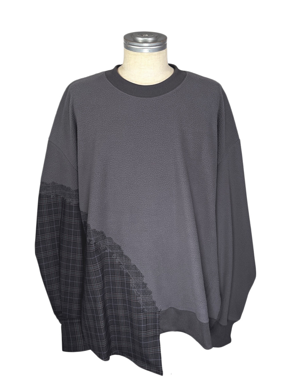 LB23AW-PO01-NDP-CK | ニードルパンチドッキングプルオーバー | CHECK×GANGER
