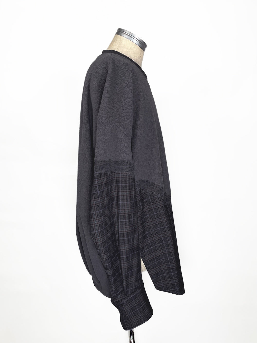 LB23AW-PO01-NDP-CK | ニードルパンチドッキングプルオーバー | CHECK×GANGER