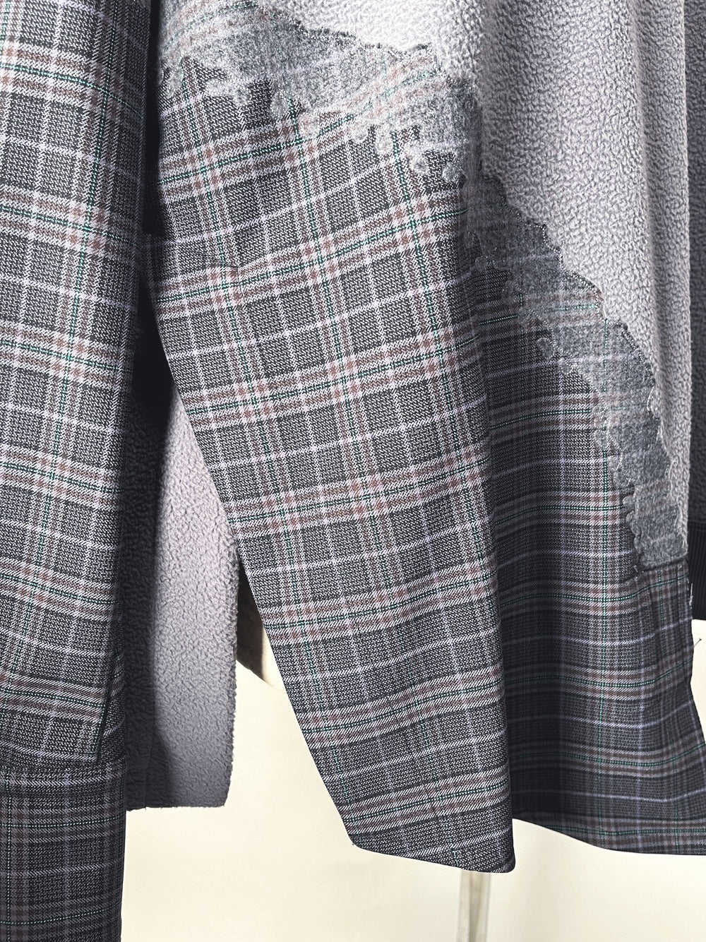 LB23AW-PO01-NDP-CK | ニードルパンチドッキングプルオーバー | CHECK×GANGER