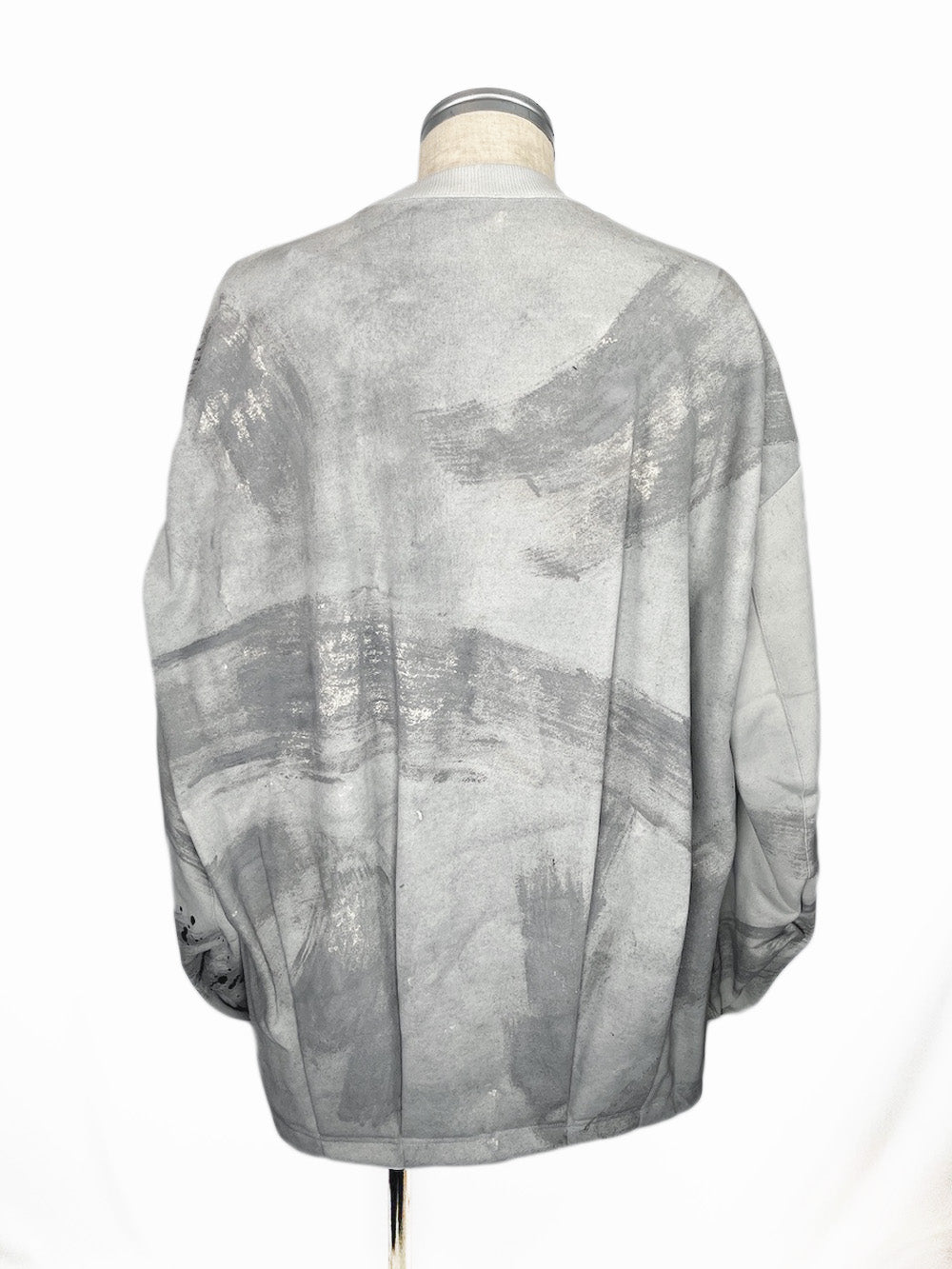 LB23AW-PO04-STC | 3D 石膏风格颜料套头衫 | CONCRETE