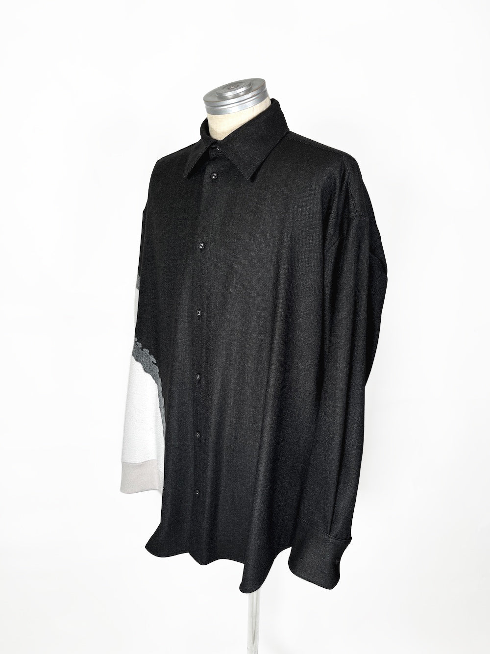 LB23AW-SH01-NDP-PL | ニードルパンチドッキングシャツ | IRON×PLASTER