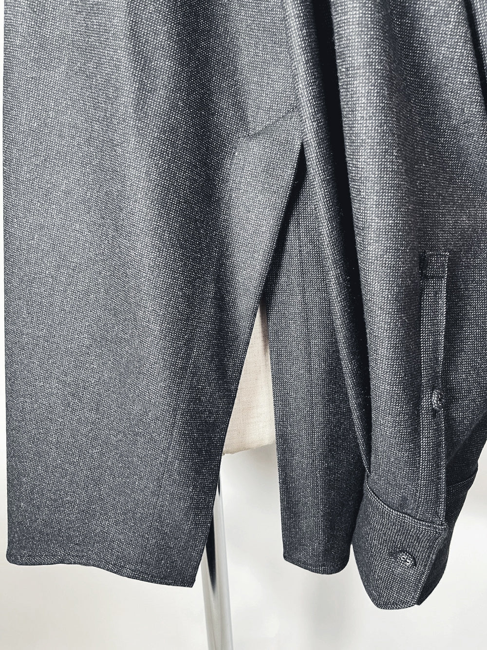 LB23AW-SH01-NDP-PL | ニードルパンチドッキングシャツ | IRON×PLASTER