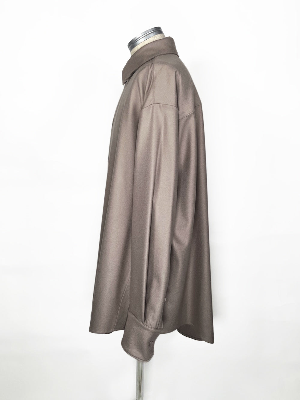 LB23AW-SH01-NDP-PL | ニードルパンチドッキングシャツ | WOOD×BLACK