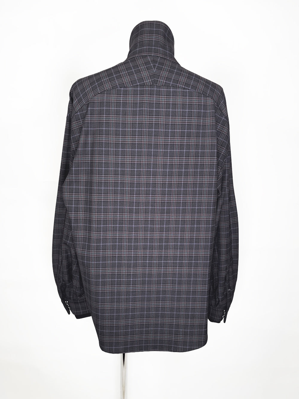LB23AW-SHBL01-CWE-CK | ダブルカフストラックシャツジャケット | CHECK×BLACK