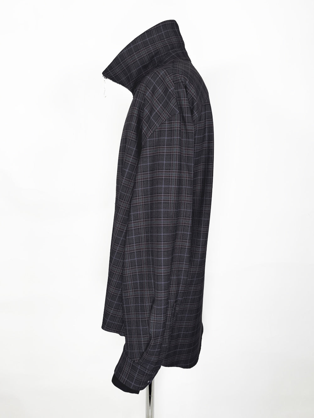 LB23AW-SHBL01-CWE-CK | ダブルカフストラックシャツジャケット | CHECK×BLACK