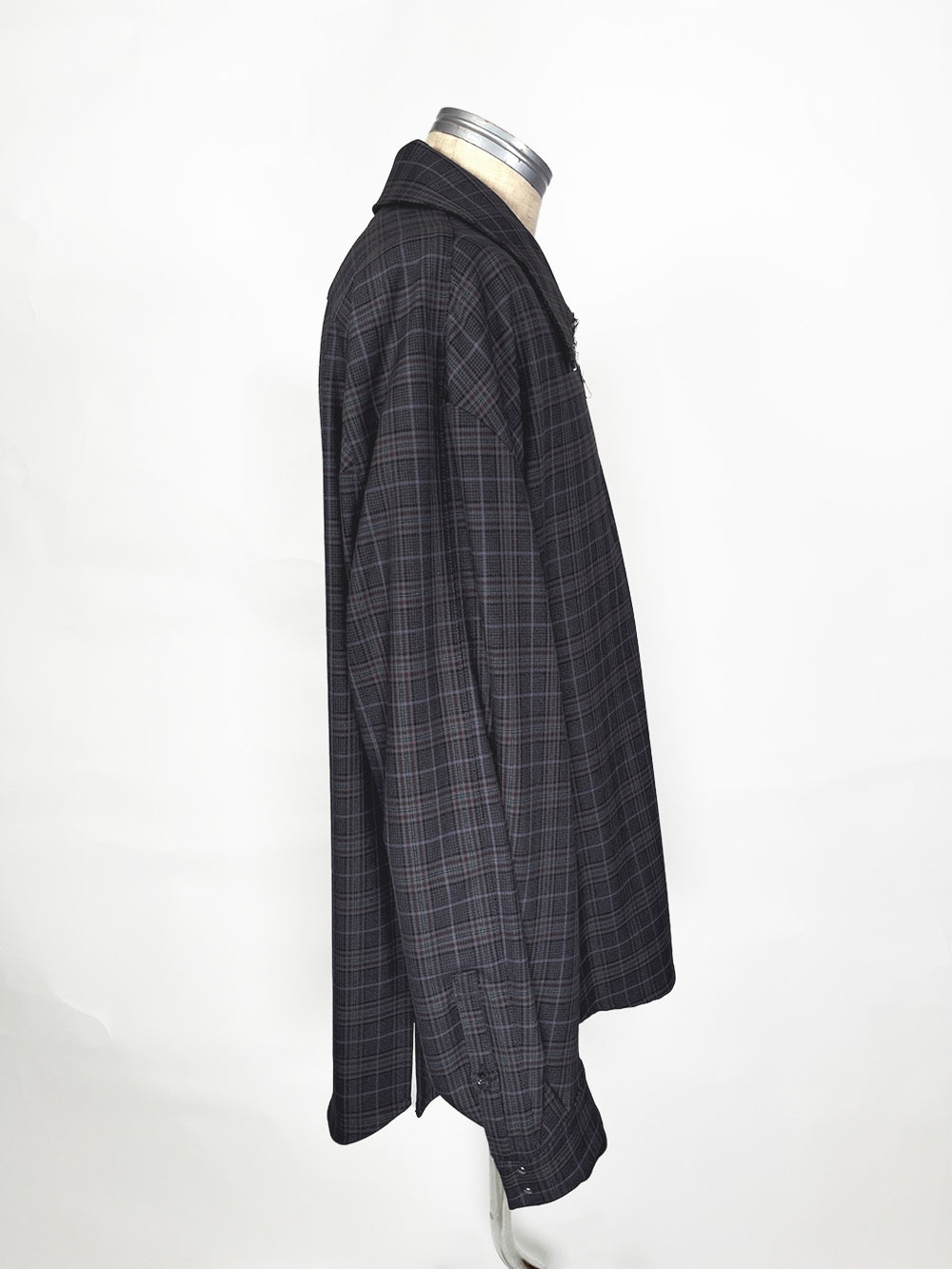 LB23AW-SHBL01-CWE-CK | ダブルカフストラックシャツジャケット | CHECK×BLACK